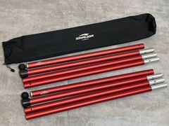S'more/スモア アルミタープポールΦ33mm 高さ280cm 木目調 新品 - メルカリ