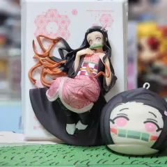 鬼滅の刃 竈門禰豆子 GEM メガハウス てのひらフィギュア+おまんじゅう