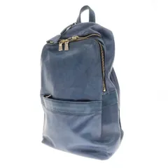 【中古】アニアリ aniary レザー バックパック・リュック ブルー【WxH41.5xD14.5】【メンズ】のサムネイル