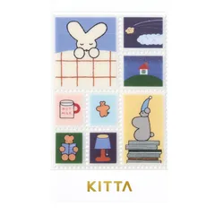 キングジム KITTA マスキングテープ オヤスミ KITT025 / しまむらひかりのサムネイル