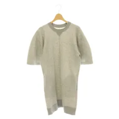 サカイ sacai 24AW 24-07395 sponge sweat dress ワンピース スウェット 1 杢グレー /ES ■OSのサムネイル