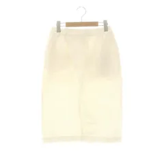 ステラシフォン STELLA CIFFON ホワイトデニムスカート タイト ミモレ ロング 36 白 ホワイト /AT ■OSのサムネイル