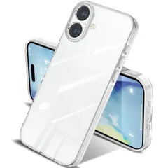 yakxixi対応 iPhone 17 ケース クリア 黄ばみ防止 耐衝撃 レンズ保護 TPU 薄型 軽量 ワイヤレス充電対応のサムネイル