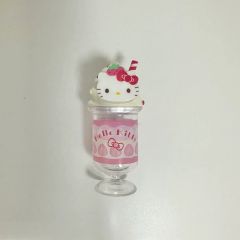 2000年当時物ハローキティ レトロ ストロベリーデザートキーホルダー