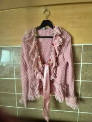 CHOPOVA LOWENAピンクカーディガン SS24 - メルカリ