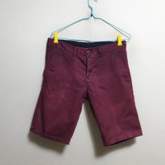 お*ン様 Y's ブラック ウールポリ ツータック ハーフパンツ - メルカリ