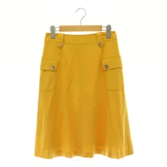 オールドイングランド OLD ENGLAND フレアスカート ロング ストレッチ ポケット 36 イエロー /MY ■OSのサムネイル