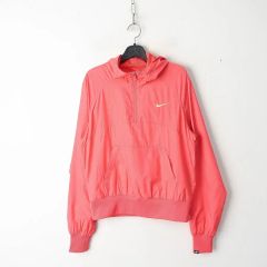 NIKE ハーフジップ ナイロンジャケット 半袖 フード付き XL - メルカリ