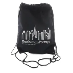 マンハッタンポーテージ Manhattan Portage ドローストリングバッグ リュックサック 黒
