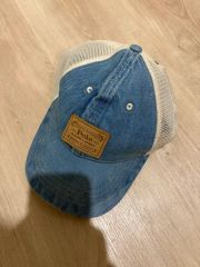 試着のみ・美品】ポロベア インディゴデニムキャップ - メルカリ