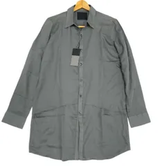 新品 定価27,500円◆OURET オーレット 80/1 コットンダブルサテンロングシャツ ジャケット ポケット有 日本製 長袖 メンズのサムネイル