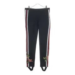 GUCCI (グッチ) Jogger Pants 花柄刺繍 トラックパンツ ジョガーパンツ ブラック 471452 X5S58のサムネイル