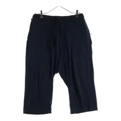 Yohji Yamamoto POUR HOMME (ヨウジヤマモト プールオム) 12SS 断ち切り ベルト HB-P16-010 クロップドパンツ ブラックのサムネイル