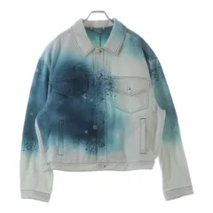 LOUIS VUITTON (ルイヴィトン) 23SS スプレーモノグラムデニムトラッカージャケット ホワイト/ブルー RM231M U14 HOA10Wのサムネイル