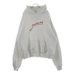 ALEXANDER WANG (アレキサンダーワン) CLASSIC SWEATSHIRT HOODIE WITH LIPSTICK GRAPHIC クラシック リップスティック フーディーパーカー ホワイトのサムネイル