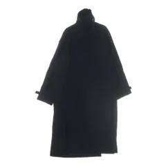 VETEMENTS (ヴェトモン) 19AW INCOGNITO COAT バック刺繍ロゴ ハイネック ロングコート ブラック UAH20JA812のサムネイル
