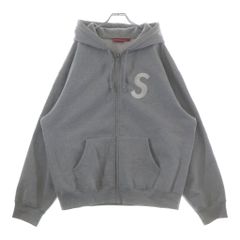激レアMサイズ】supreme sロゴデビルジップパーカー グレー - メルカリ
