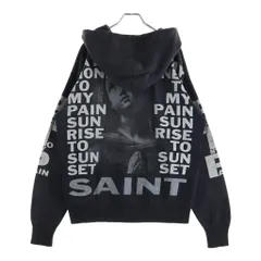 SAINT MICHAEL (セントマイケル) 24SS PTP_HOODIE BRND MONEY バーンドマネープリント スウェット プルオーバーパーカー ブラック SM-YS8-0000-C51のサムネイル
