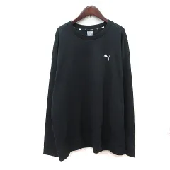プーマ PUMA Tシャツ カットソー 長袖 XL 黒 ブラック /YIのサムネイル