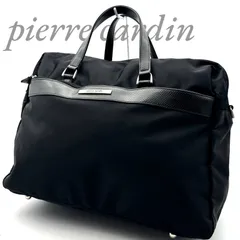 【B5501】 pierre cardin ピエール カルダン ボストンバッグ リザード型押し ビジネス ナイロン ブラック ファスナーのサムネイル