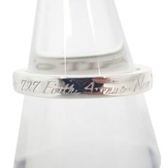 美品 TIFFANY ティファニー ノーツナロー リング シルバー 925 9号