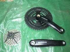 SHIMANO 8s トリプル コンポーネントセット - メルカリ