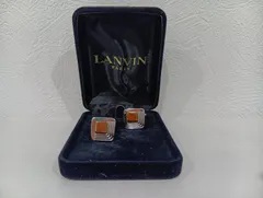 【ケース付き】LANVIN ランバン カフスボタン カフリンクス ドイツ製［店舗番号S］のサムネイル
