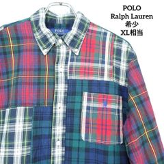 S360/美品 POLO RALPH LAUREN 長袖シャツ チェック S 緑 - メルカリ