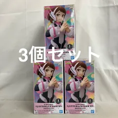 未開封 僕のヒーローアカデミア GLITTER&GLAMOURS 麗日お茶子 フィギュア 3個セット SF6317 c107