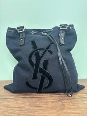 [YSL]BIGロゴマークキャンバストートバッグ 海外免税店ノベルティ限定商品 YSL]BIGロゴマークキャンバストートバッグ 海外免税店ノベルティ限定