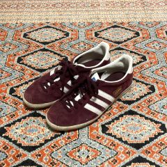 adidas GAZELLE パープル ブラウン スニーカー - メルカリ