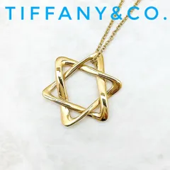 美品🌟Tiffany＆Co. スターオブダビデ イエローゴールド ネックレス 約61cm Uのサムネイル