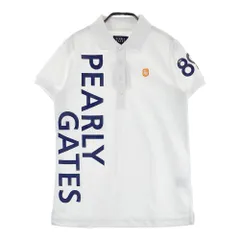 サイズ：0 PEARLY GATES パーリーゲイツ  半袖ポロシャツ  ホワイト系 [240101685468] ゴルフウェア レディース ストスト