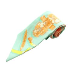 HERMES エルメス ツイリースカーフ 鐙 リミックス オレンジ ベージュ