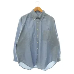 ジーディーシー GDC oxford shirt オックスフォード シャツ BD ボタンダウン ロゴ刺繍 長袖 XL ライトブルー /HS ■OS ■ADのサムネイル