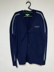 ベネトン（BENETTON）カーディガン ネイビー Lのサムネイル