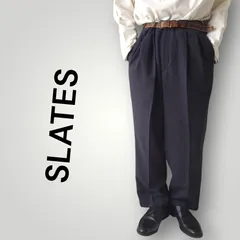 【1999年製】Levi's SLATES スレイツ スラックス ツータック チャコールグレー リーバイス 古着のサムネイル