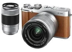 FUJIFILM デジタルカメラミラーレス一眼 X-M1ダブルズームレンズキット ブラウン F X-M1BW/1650/50230KITのサムネイル