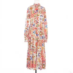 ディースクエアード DSQUARED2 22AW 総柄 シャツワンピース ドレス 36 ホワイト/マルチカラー 白 S75CV0553 国内正規のサムネイル