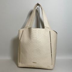 2602-275｜ロエベ トートバッグ レザー グレージュ アナグラム - メルカリ