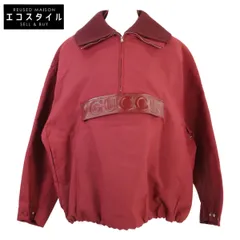 GUCCI　グッチ　【新品同様/国内正規】816904 エンボス加工 ギャバジン ハーフジップ ボンバージャケット　38のサムネイル