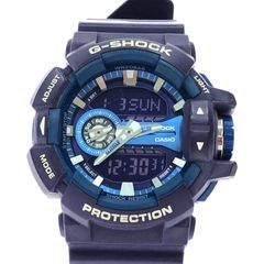 CASIO G-SHOCK 腕時計GA-400 ブルー イエロー - メルカリ