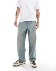 ジャック アンド ジョーンズ メンズ ボトムス デニムパンツ ジーンズ Jack Jones ron skater jeans cast wash Mid Blue Tinted ブルーのサムネイル