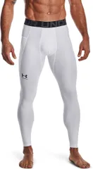 アンダーアーマー メンズ ボトムス カジュアルパンツ レギンス Under Armour Mens HeatGearmour Leggings WhiteBlack ホワイトのサムネイル
