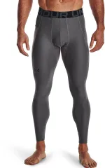 アンダーアーマー メンズ ボトムス カジュアルパンツ レギンス Under Armour Mens HeatGearmour Leggings Carbon HeatherBlack ブラックのサムネイル