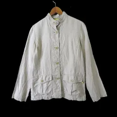 エーグル AIGLE ジャケット リネン スタンドカラー 長袖 S ナチュラル ライトベージュのサムネイル