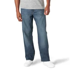 ラングラー メンズ ボトムス デニムパンツ トール ジーンズ Big Tall WranglerelaxedFit Jeans Marineのサムネイル