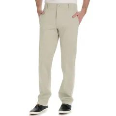 リー メンズ ボトムス カジュアルパンツ Mens Leextreme Motion Straight Fit Flat Front Pantstone ストーンのサムネイル