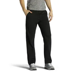 リー メンズ ボトムス カジュアルパンツ リラックスフィット Mens Leextreme Motion Relaxed Fit Flat Front Pants Black ブラックのサムネイル