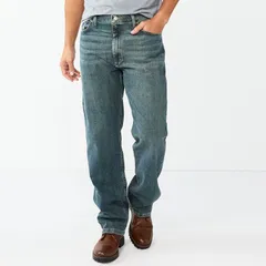 ラングラー メンズ ボトムス デニムパンツ ジーンズ Mens WranglerelaxedFit Jeans Gray Tint グレーのサムネイル